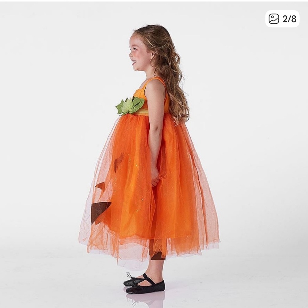 Pottery Barn kids pumpkin costume (Size 4-6) - Picture 2 of 4